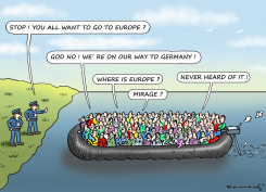 REFUGEES IN EU by Marian Kamensky