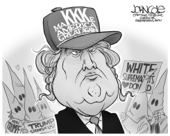 MAKKKE AMERICA GREAT BW by John Cole