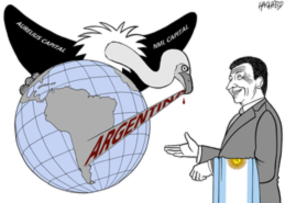 Macri serving the vulture