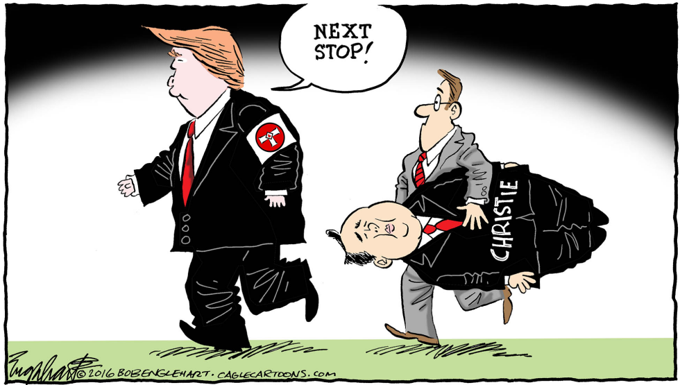  TRUMP AND CHRISTIE by Bob Englehart