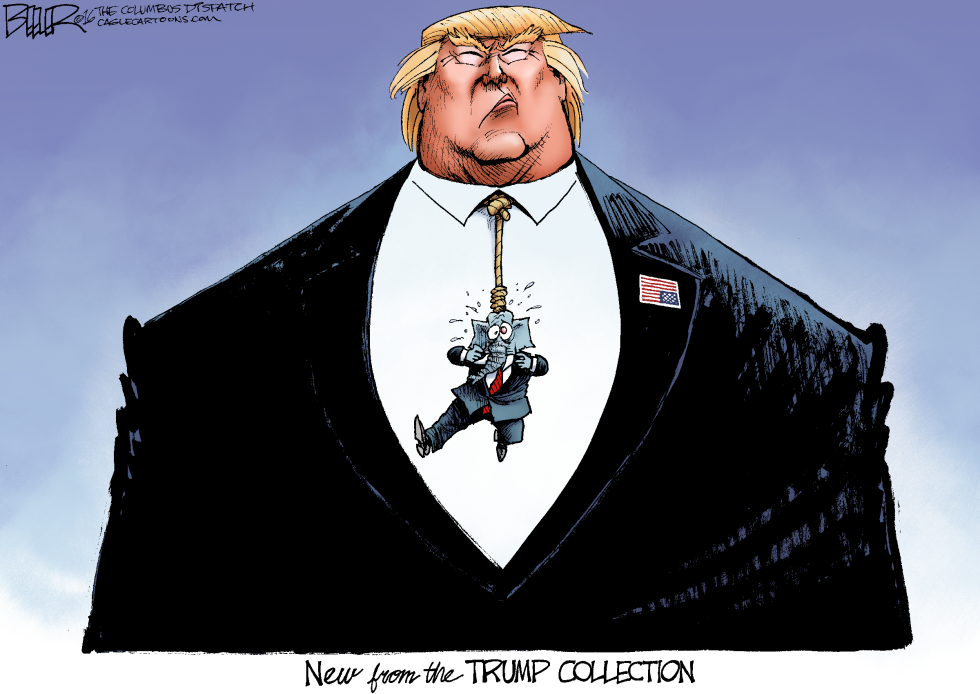  TRUMP TIE by Nate Beeler