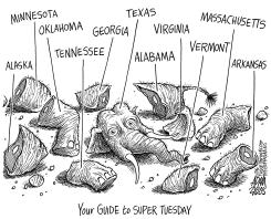 SUPER TUESDAY by Adam Zyglis