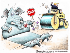 STOPPING TRUMP  by Dave Granlund