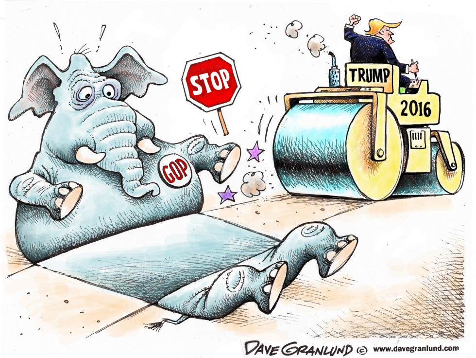  STOPPING TRUMP by Dave Granlund