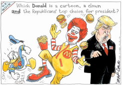 CLOWN DONALD by Zapiro