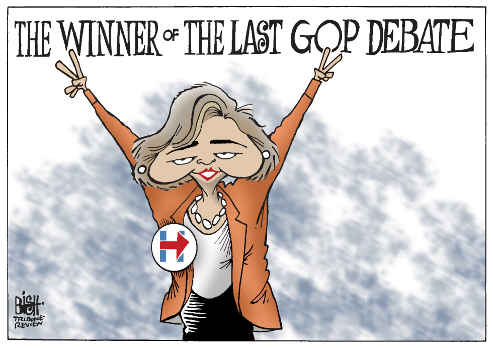 GOP DEBATE WINNER, COLOR