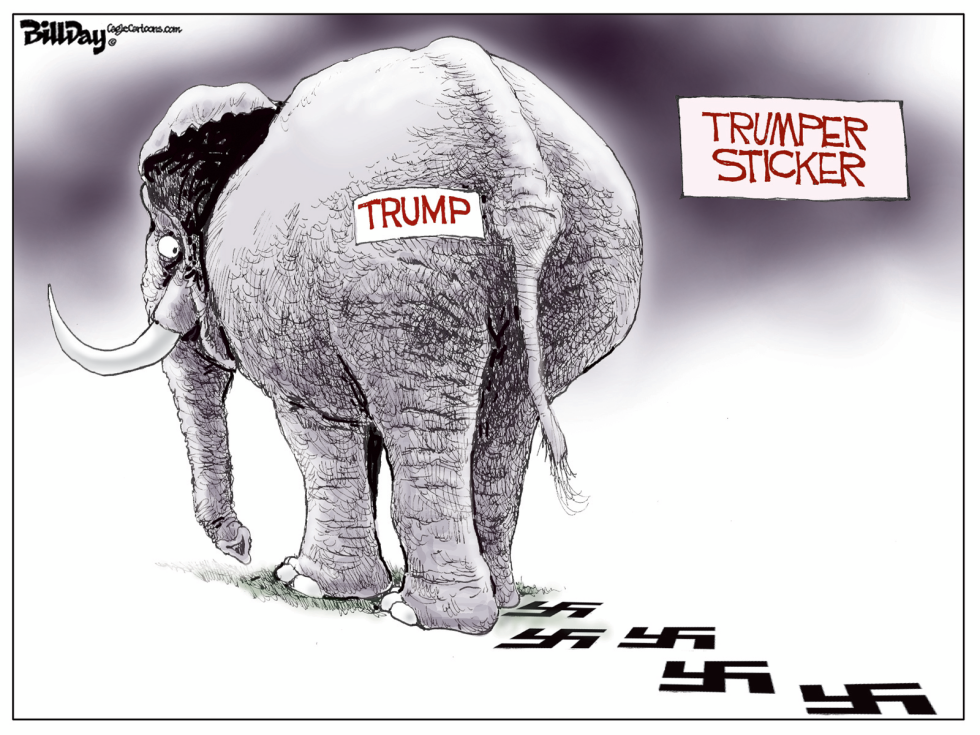 TRUMPER STICKER color