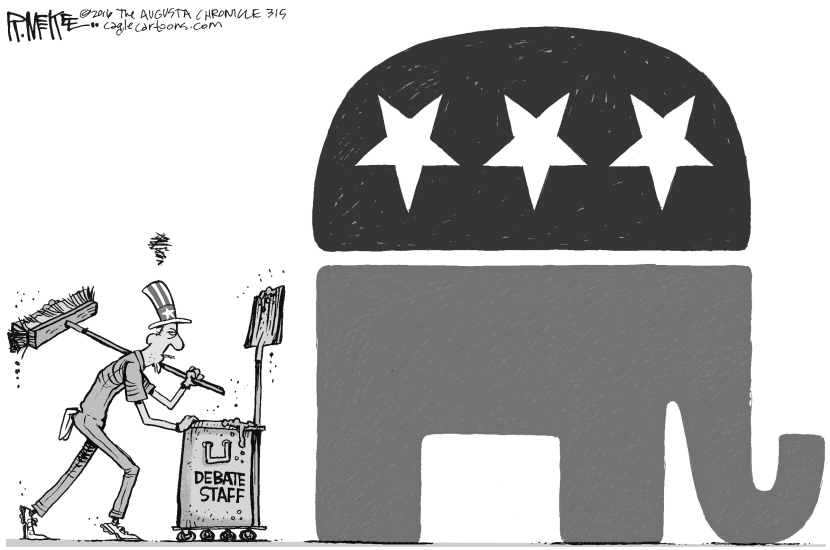GOP Debate Mess