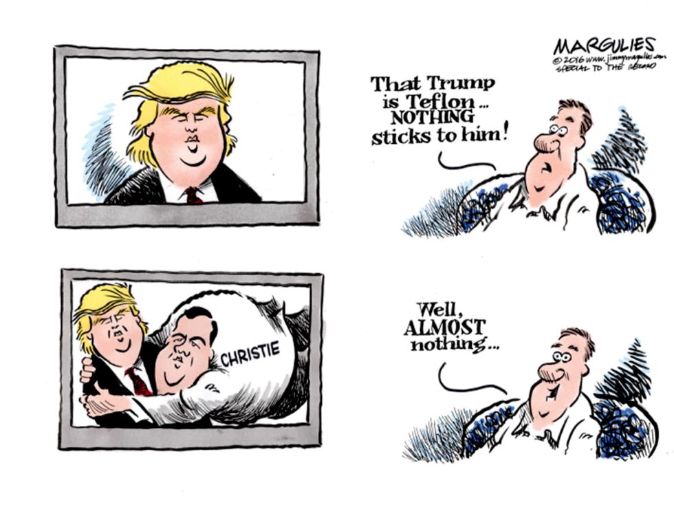Trump and Christie color