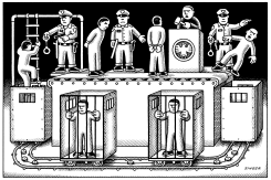 PRISON INDUSTRIAL COMPLEX by Andy Singer
