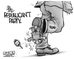 THE REPUBLICAN'T PARTY BW by John Cole