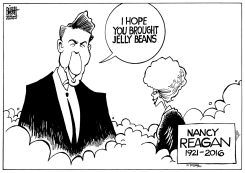 NANCY REAGAN, B/W by Randy Bish