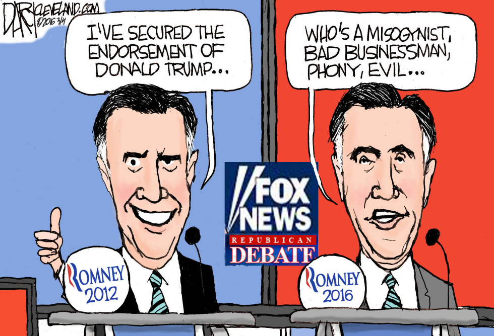 Romney Debates Romney