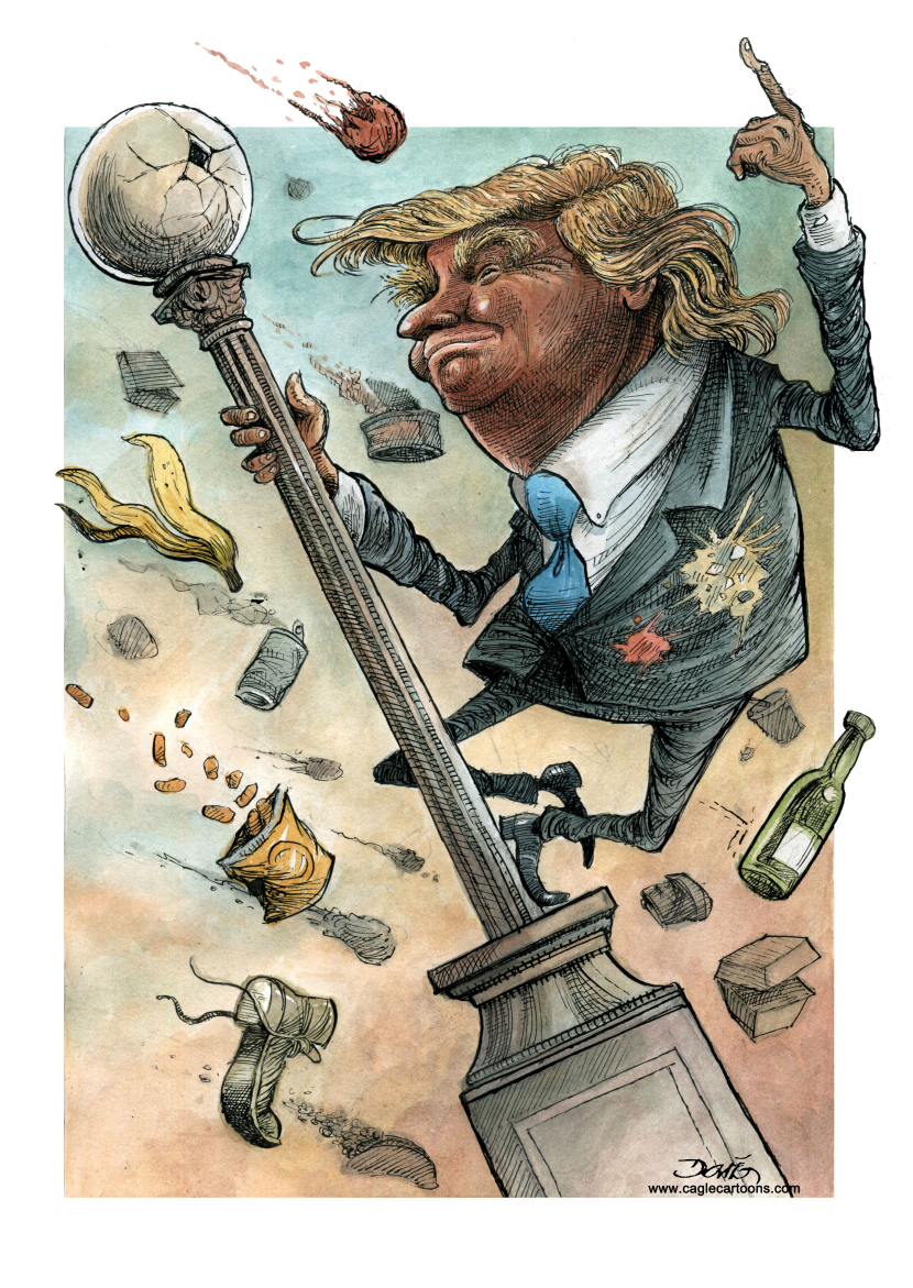 Trumping in the rain