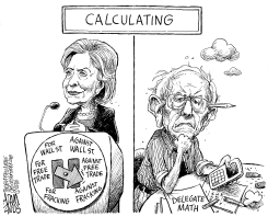 CALCULATING by Adam Zyglis