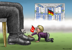TURKEY FRIEND MERKEL by Marian Kamensky