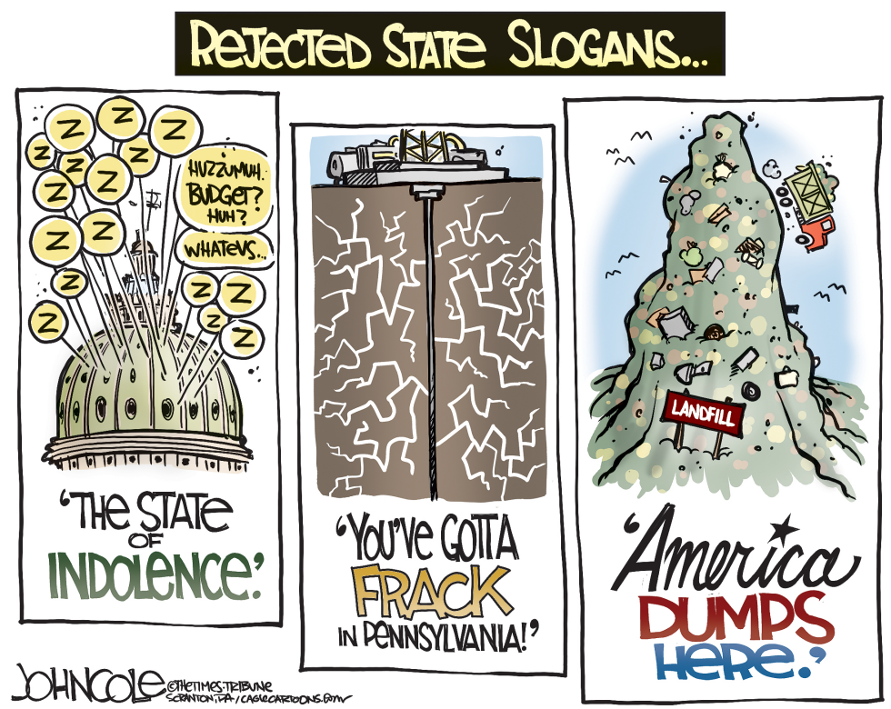 LOCAL PA -- Rejected state slogans COLOR