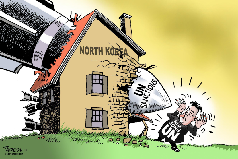 UN versus Kim jong UN