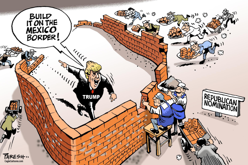 Wall to stop Trump