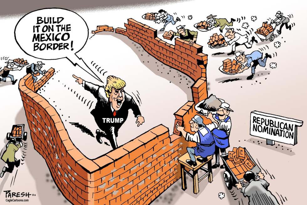 Wall to stop Trump
