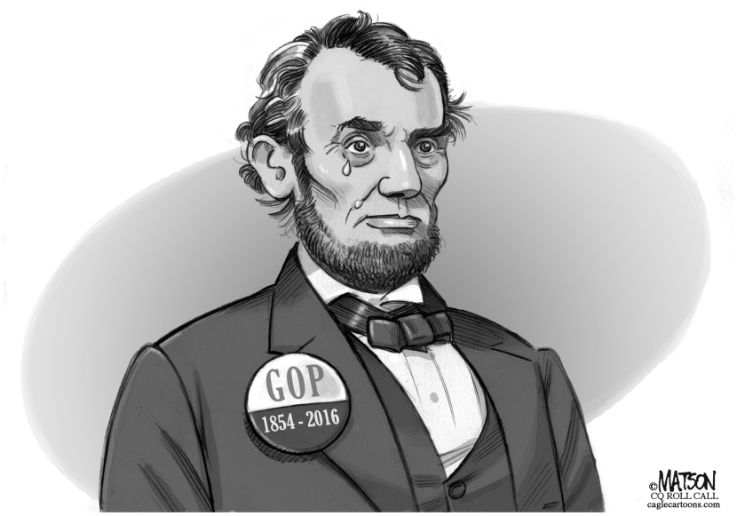 Lincoln Laments the End of the GOP