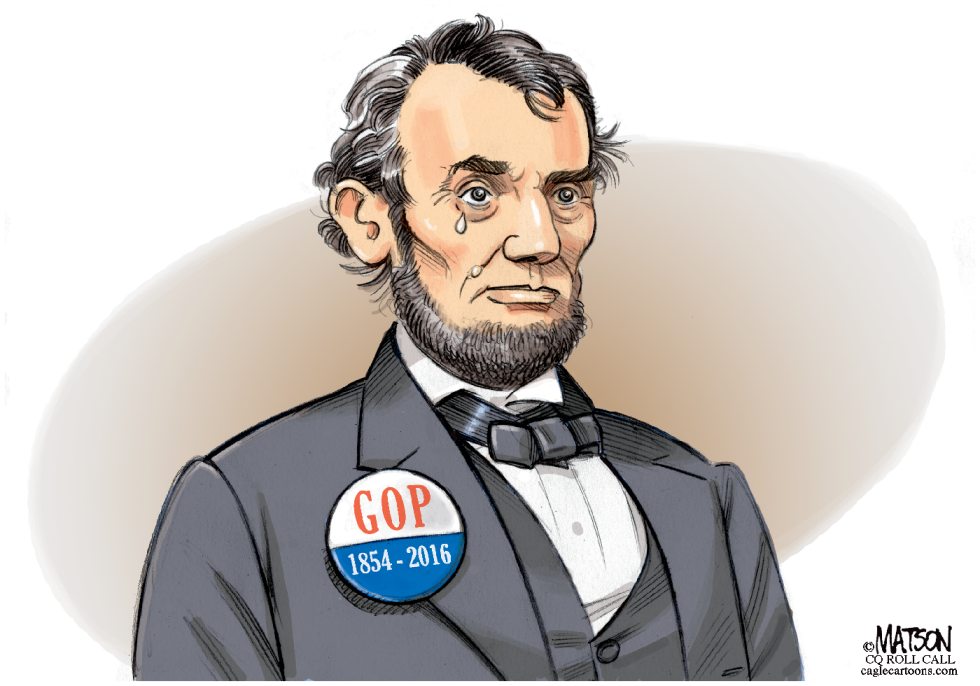 Lincoln Laments the End of the GOP-COLOR