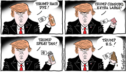 TRUMP BUSINESS BS  by Bob Englehart