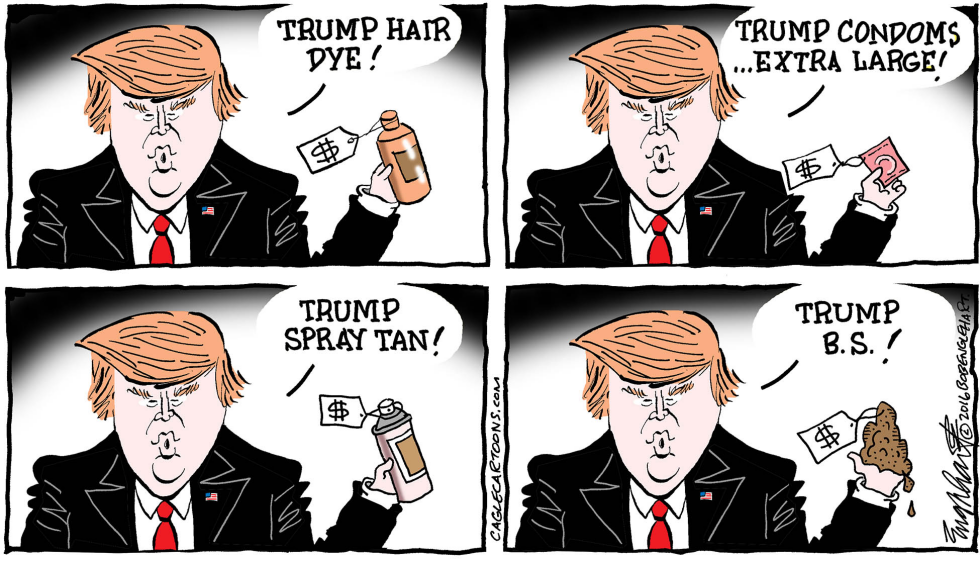  TRUMP BUSINESS BS by Bob Englehart