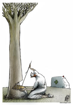LA ECO ENFERMERA/ by Angel Boligan