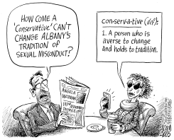 NY STATE TRADITION OF MISCONDUCT by Adam Zyglis