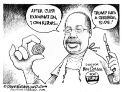 BEN CARSON FOR TRUMP by Dave Granlund