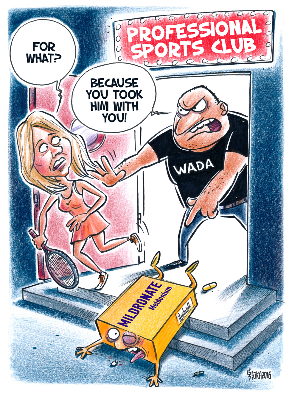  SHARAPOVA AND DOPING by Gatis Sluka