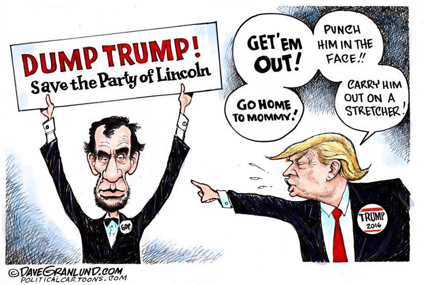 Trump and Protesters COLOR