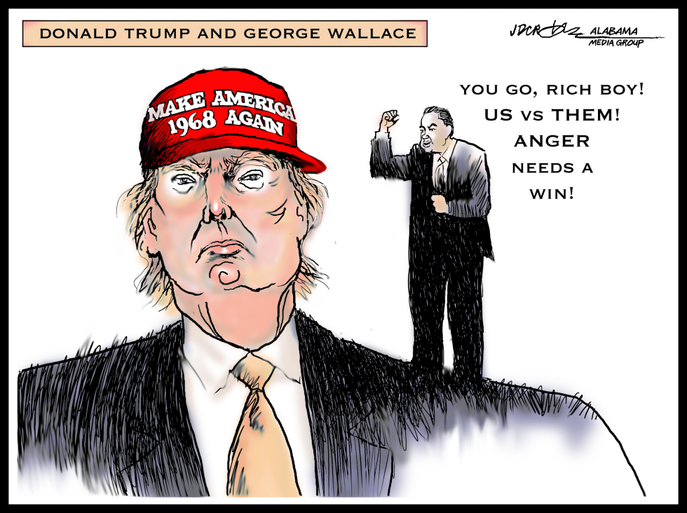 Trump and George Wallace