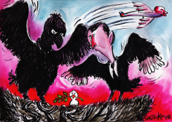 PUTIN LEAVING SYRIA by Christo Komarnitski