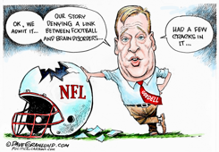 NFL AND BRAIN DISORDERS  by Dave Granlund