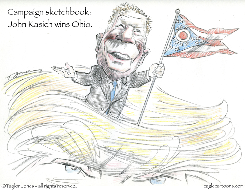  CAMPAIGN SKETCHBOOK - OHIO PRIMARY  by Taylor Jones