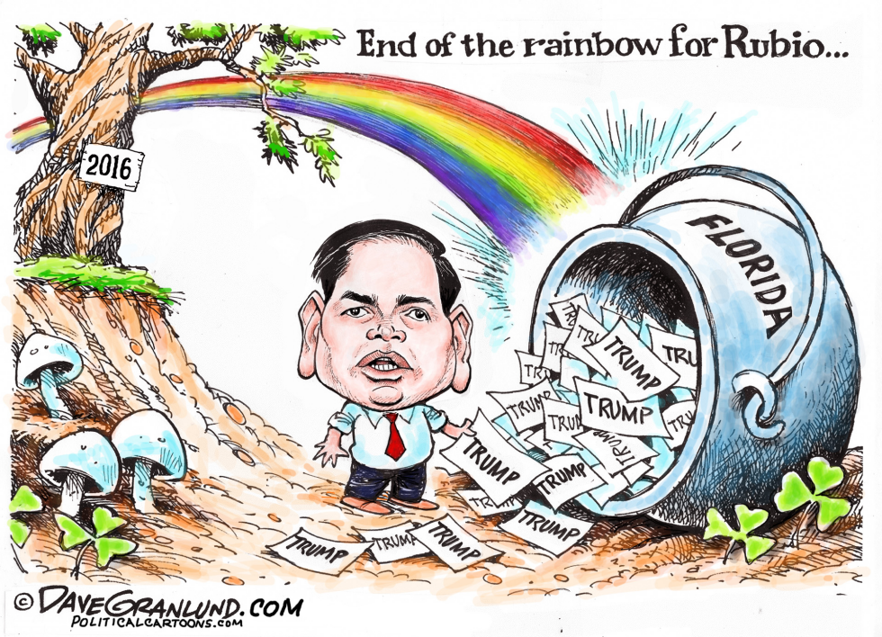  RUBIO END OF 2016 RAINBOW by Dave Granlund