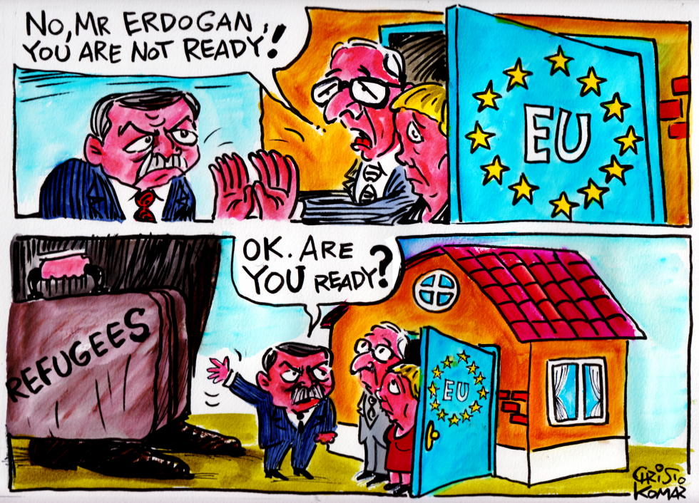 Erdogan at the Europe's door-color