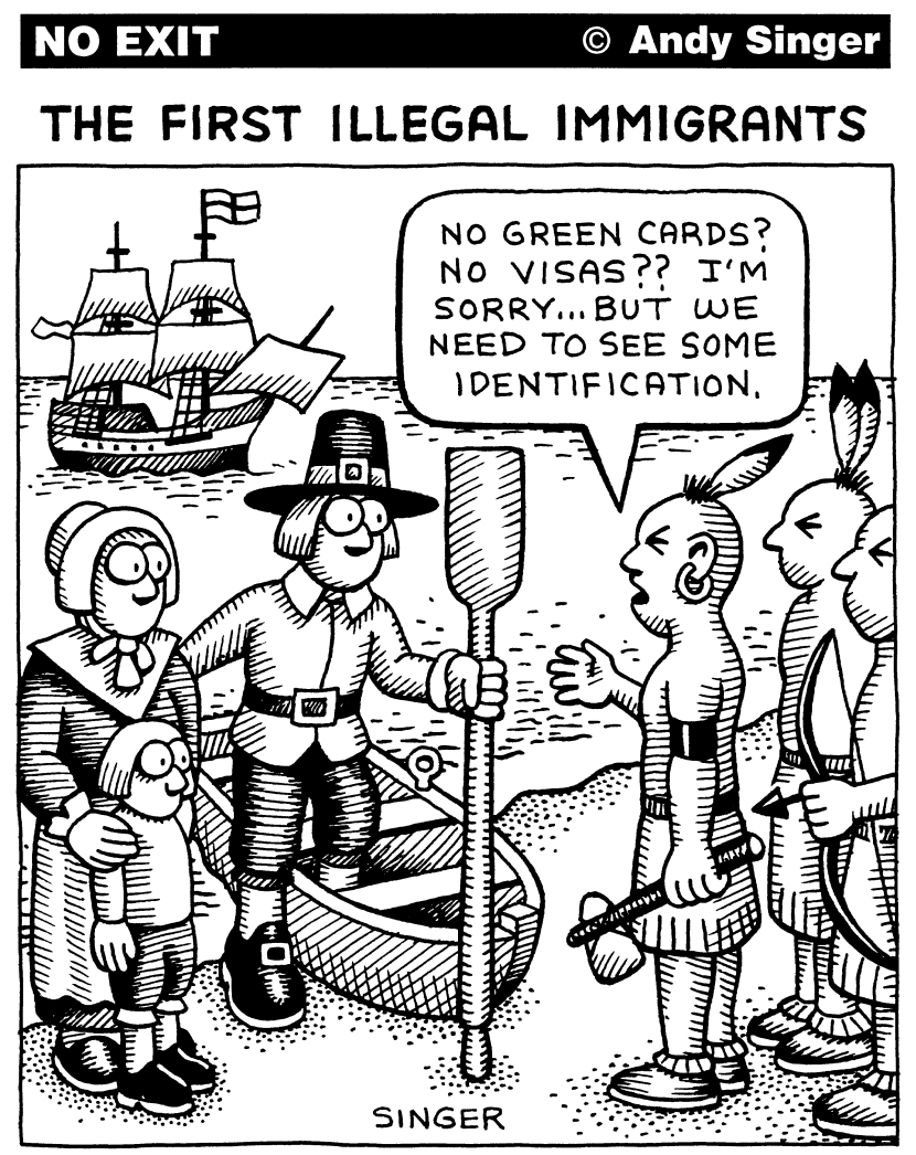 The First Illegal Immigrants