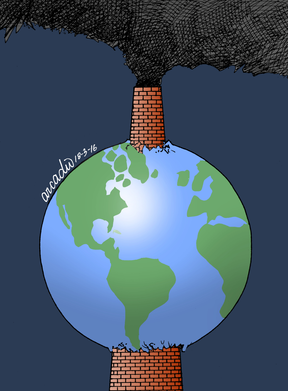 Endangered planet/Planeta en peligro