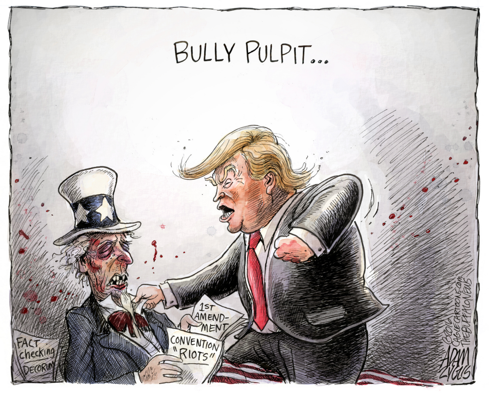 Trump Bully Pulpit COLOR