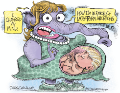 REPUBLICAN TRUMP ABORTION  by Daryl Cagle