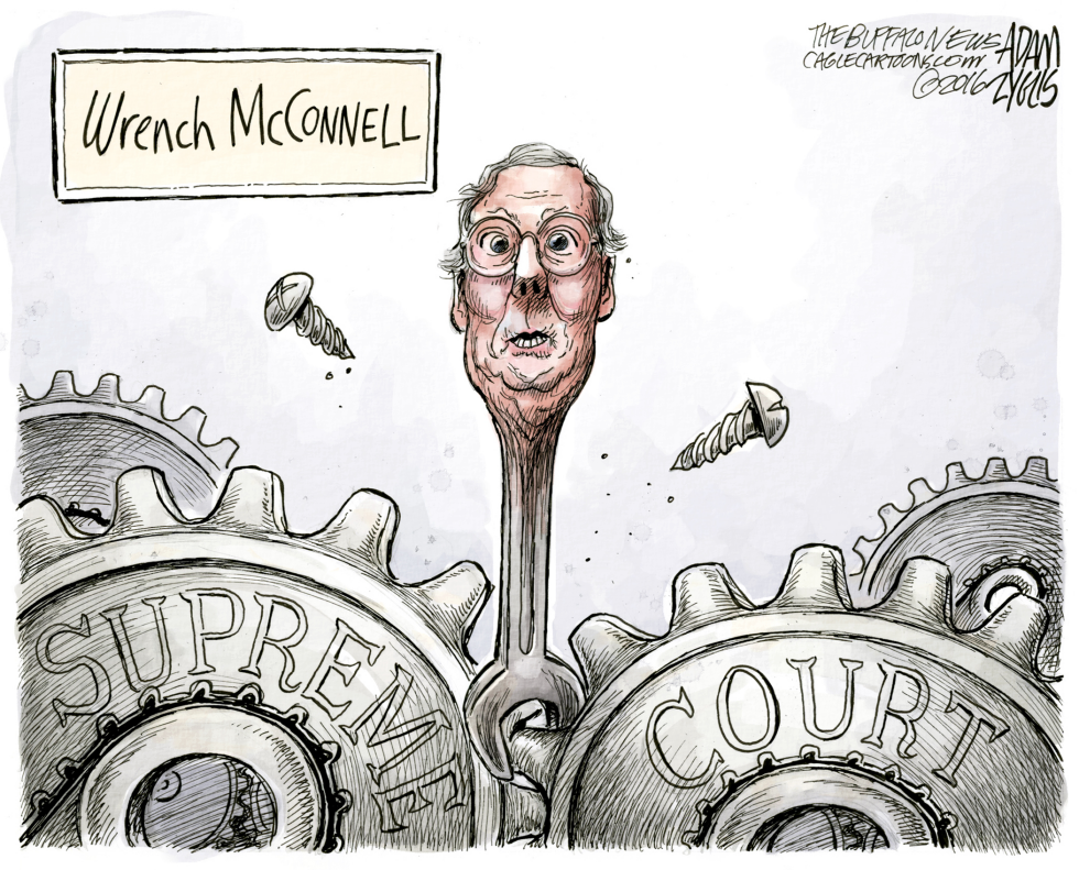  MERRICK GARLAND NOMINATION by Adam Zyglis