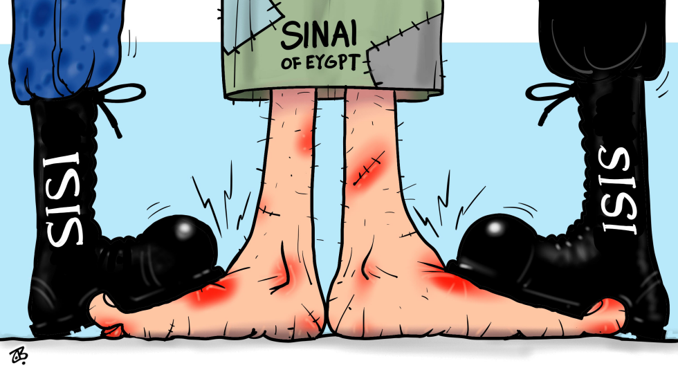 Sinai between ISIS  SISI