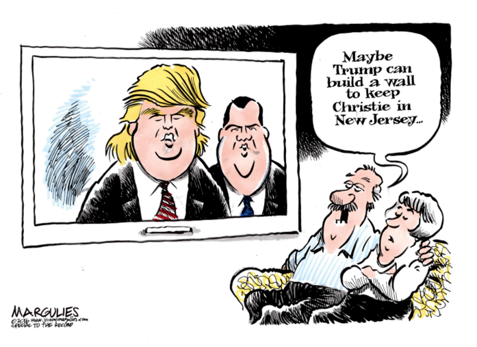 Trump and Christie color