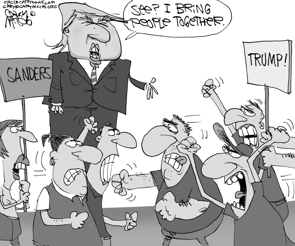 Trump Unites Anger