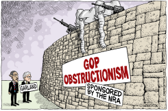 GOP AND NRA SCOTUS OBSTRUCTIONISM by Monte Wolverton