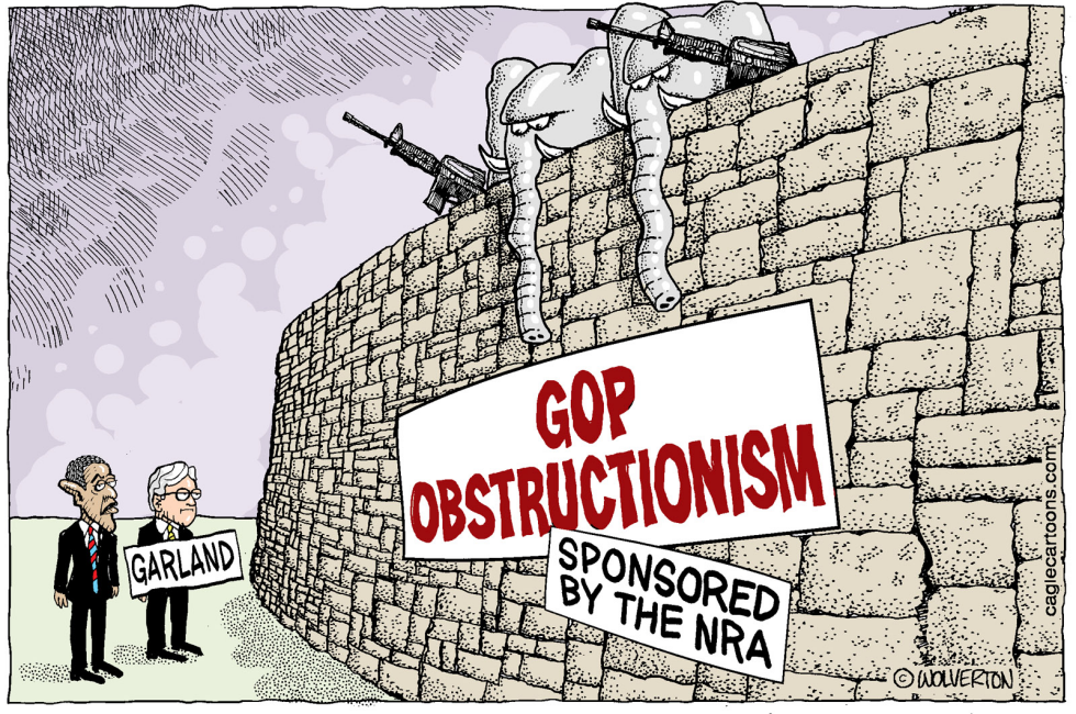 GOP and NRA SCOTUS Obstructionism COLOR