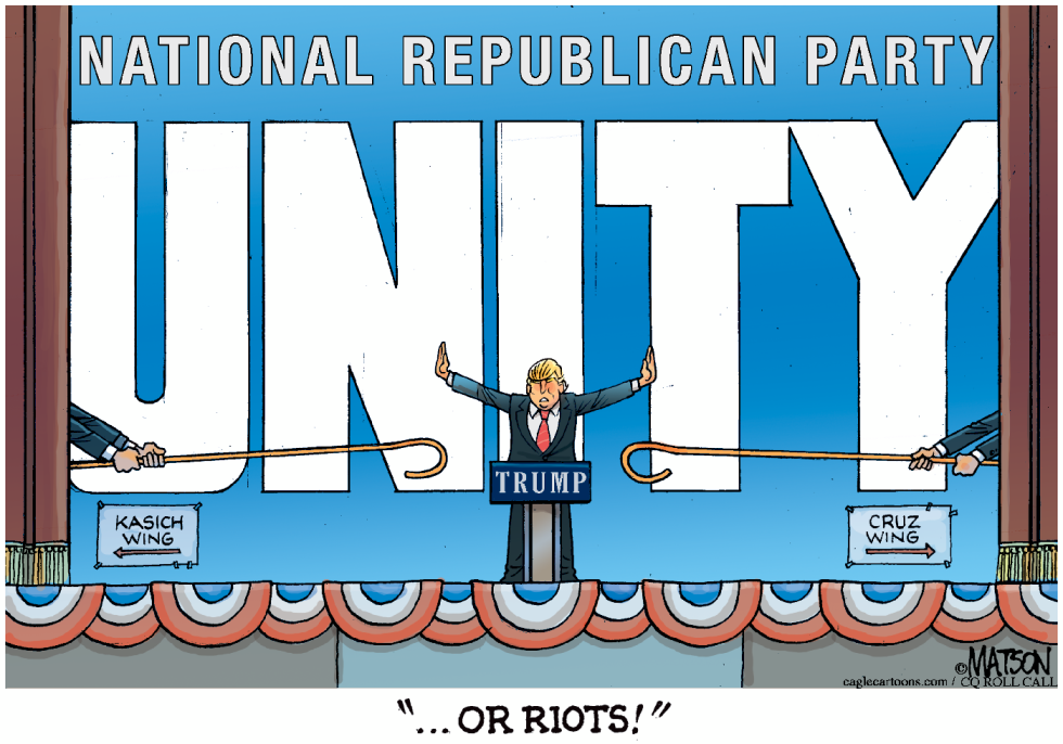 Trump Predicts Republican Unity Or Riots-COLOR